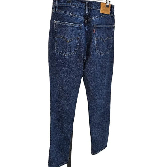 Levi's Womens 70's High  Slim Straight Jeans Size 26 Blue Denim - Picture 3 of 7